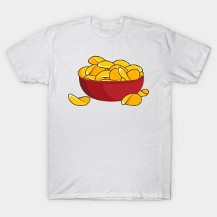 Potato chip cartoon illustration T-Shirt